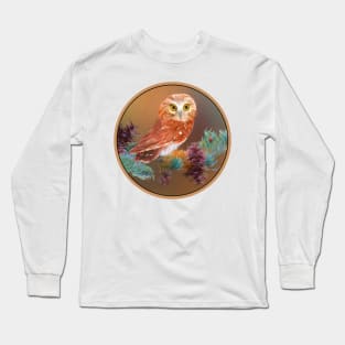 Northern Saw-whet Owl Long Sleeve T-Shirt